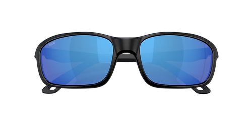 Brine II Matte Black Sunglasses with 580G Blue Mirror Polarized Glass lenses by Costa Del Mar