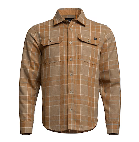 Men's Hardwood Heavyweight Flannel Button Up Shirt by Sitka