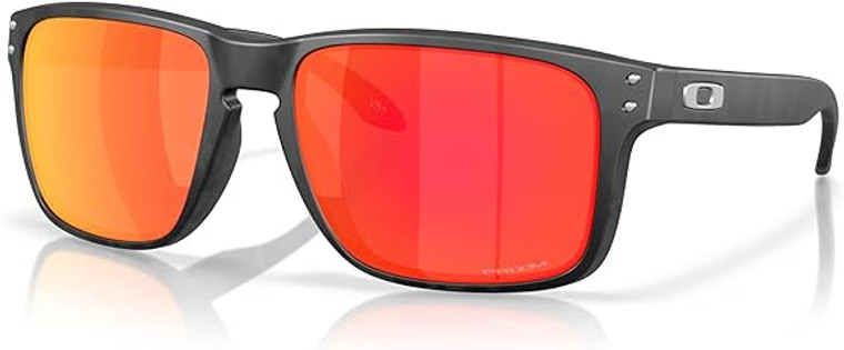 Holbrook XXL Matte Black Camo with Ruby Lenses by Oakley