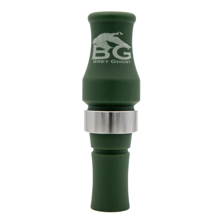Matte Mallard Green Grey Ghost Acrylic Goose Call by Buck Gardner Matte Mallard Green Grey Ghost Acrylic Goose Call by Buck Gardner