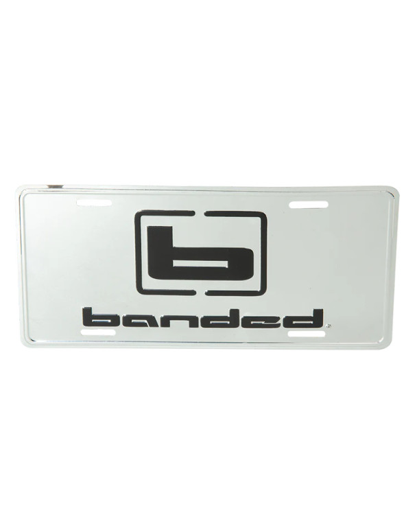 Chrome License Plate by Banded