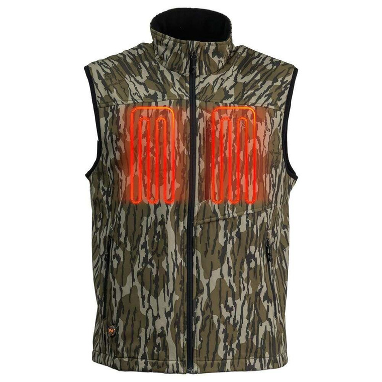 Men's BLX Mossy Oak Heated Vest by Mobile Warming