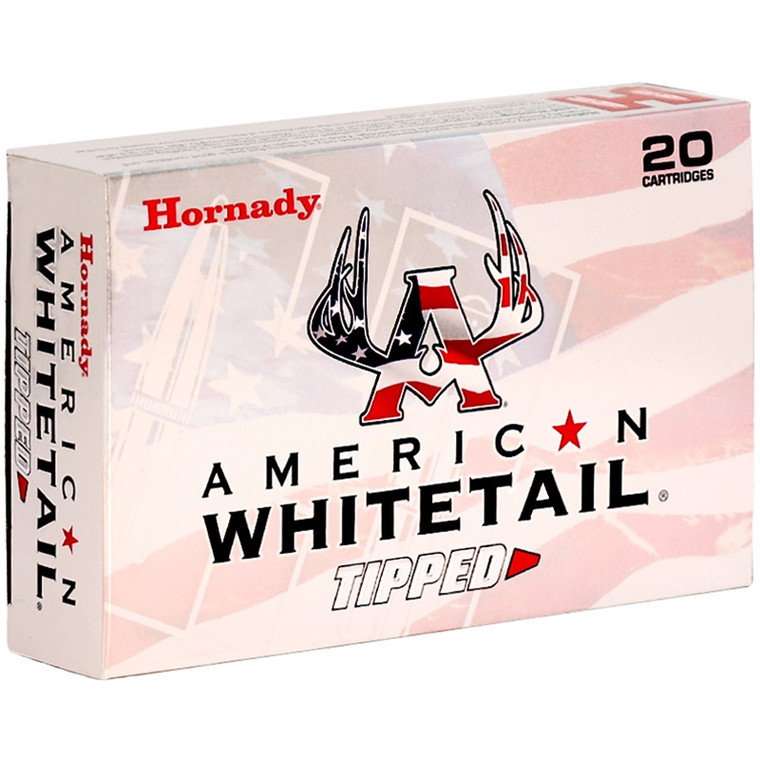 Hornady American Whitetail 3,030 fps 7mm Precision Rifle Cartridge 154 Grain Super Shock Tip Rifle Ammunition