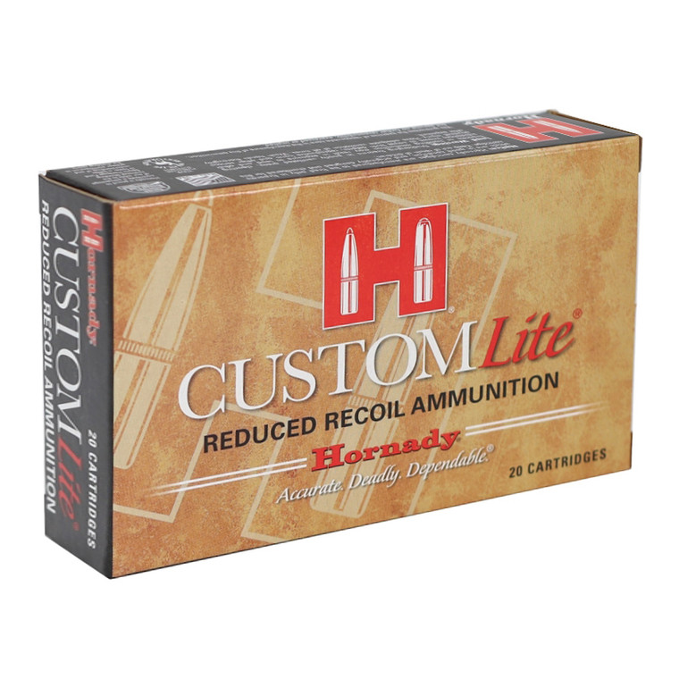 Hornady Custom Lite 2,700 fps 30-06 Springfield 125 Grain Super Shock Tip Rifle Ammunition