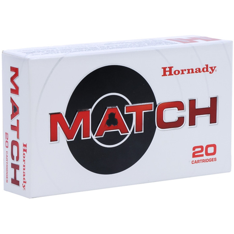 Hornady Match 2,800 fps 25 Creedmoor 134 Grain Extremely Low Drag Rifle Ammunition
