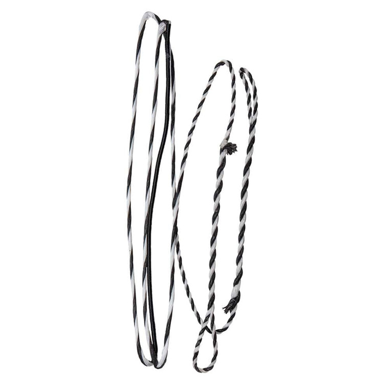 56 Inch Traditional Black and White Take Down String by Bear Archery