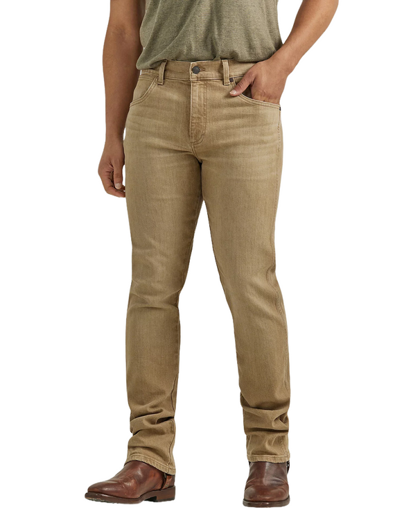 Men’s Saddle Retro Slim Fit Straight Leg Jeans by Wrangler