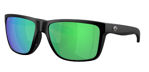 Broadbill II Sunglasses with Matte Black frames and 580P Lenses by Costa Del Mar