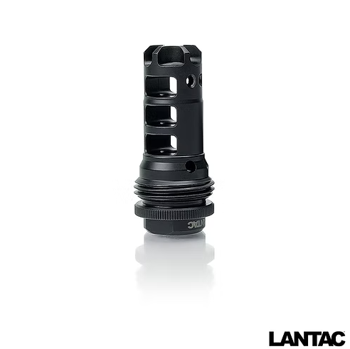 Drakon Muzzle Brake, ASR Mount in 7.62x39 Bore for 14x1LH Threaded Barrel by Lantac