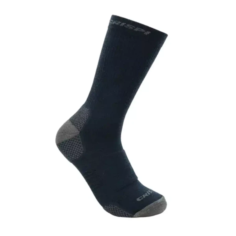 Dark Navy Ridge 3/4 Lightweight Crew Socks by Crispi