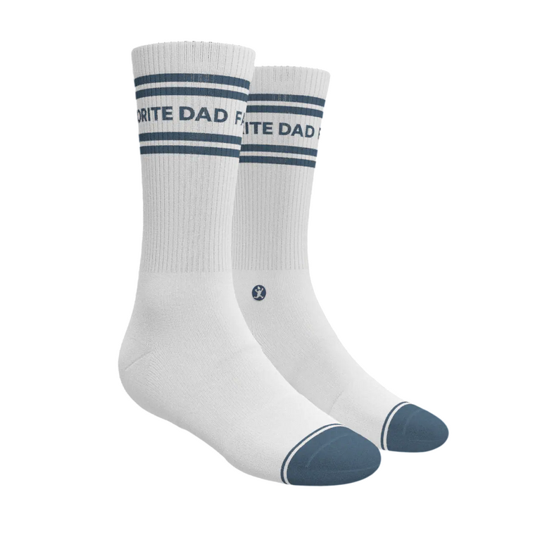 Men's The Favorite Dad Heel Hammock Crew Socks by Shinesty