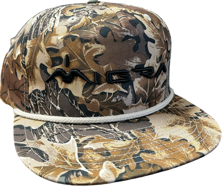 Adult Realtree Advantage Camo Hi Pro Snapback Rope Hat by Migra