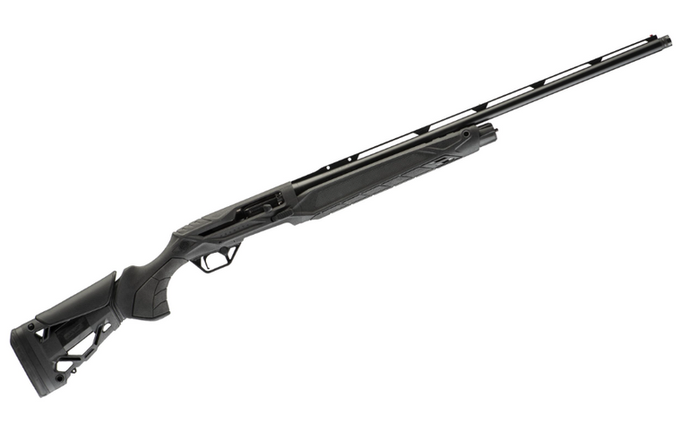 Beretta AX800 Suprema 12 Gauge Semi-Auto Shotgun 28-inch Cerakote Steelium Pro barrel Black Synthetic finish waterfowl upland hunting shotgun with B-LINK Pro gas system Kick-Off Pro recoil reduction optics-ready polymer receiver fully adjustable fit system and flat trigger