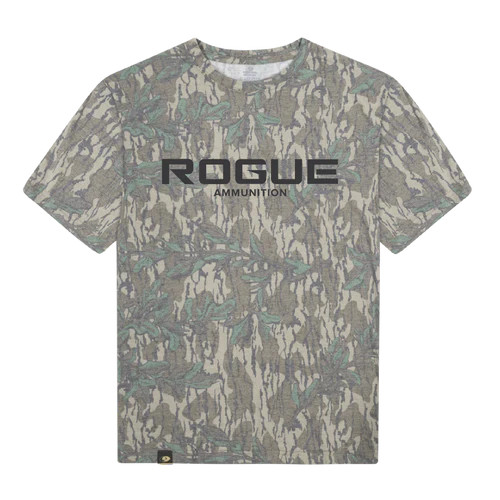 Men's Rogue Ammo Logo Washed Out Greenleaf Short Sleeve Tee Shirt by Rolling Thunder