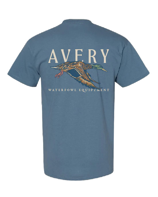 Men's Painted Duck Short Sleeve Graphic Tee Shirt by Avery