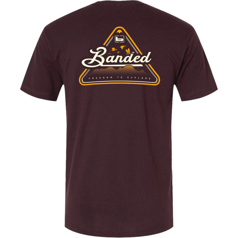 Banded Triangle Short Sleeve Tee Shirt by Banded