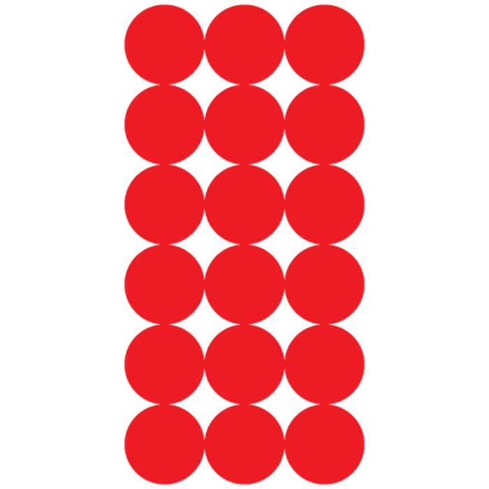 Splatter Shot 432 Count 1" Repair Patches in Red by Pro-Shot