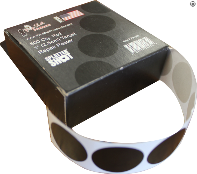 Splatter Shot 500 Pack Reactive 1" Repair Pasters by Pro-Shot