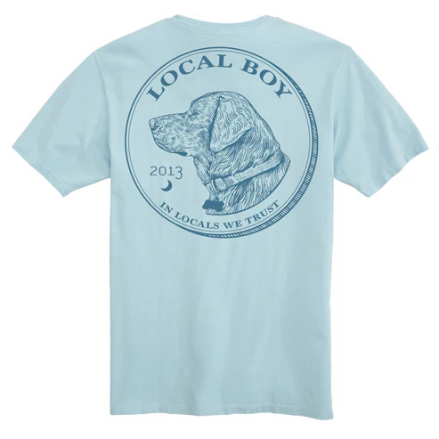 Youth "In Locals We Trust" Graphic Short Sleeve Tee Shirt by Local Boy