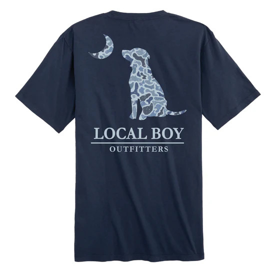 Distressed LCF Cobalt Dog Short Sleeve Tee Shirt by Local Boy