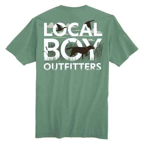 Text and Tail Short Sleeve Tee Shirt by Local Boy