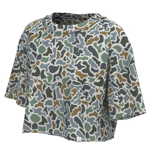 Local Girl's Boxy Crop Short Sleeve Tee Shirt by Local Boy