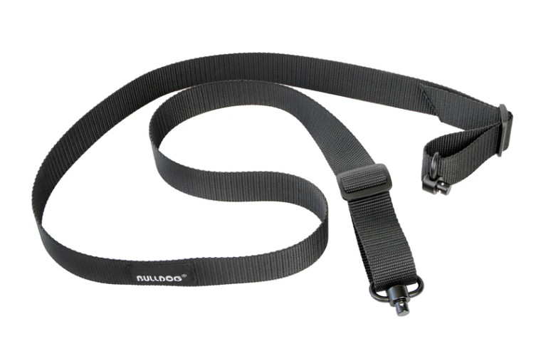Black 2 Point Gun Sling with Quick Detach Push Button by Bulldog