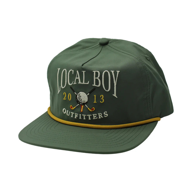 Golf Society Low Profile Rope Hat by Local Boy Outfitters