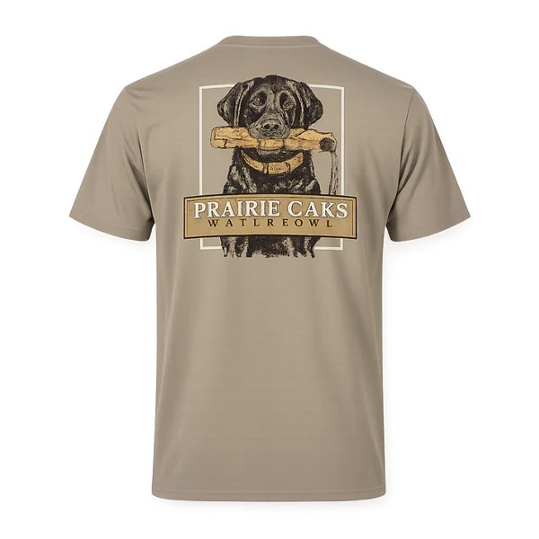 Men's Dog Bumper Short Sleeve Graphic Tee Shirt by Prairie Oaks