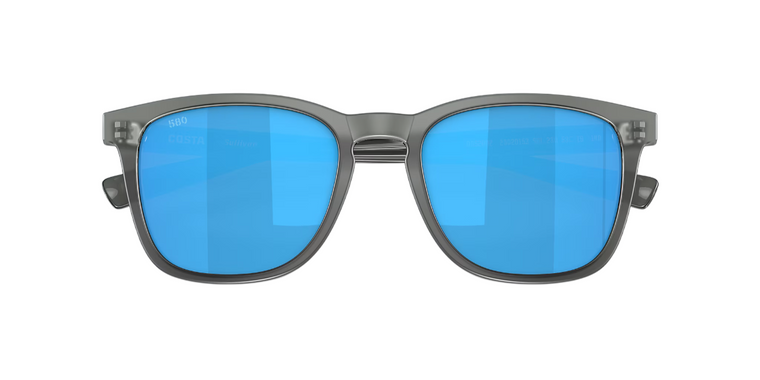 Sullivan Sunglasses with Matte Gray Frames and BLue Mirror Polarized Glass Lenses by Costa Del Mar