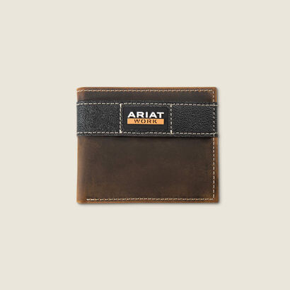 Brown Bifold Work Wallet by Ariat