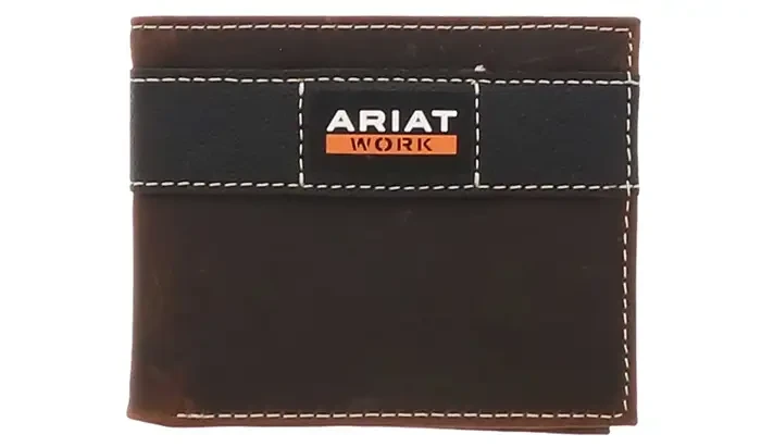 Brown Bi-fold Work Wallet by Ariat