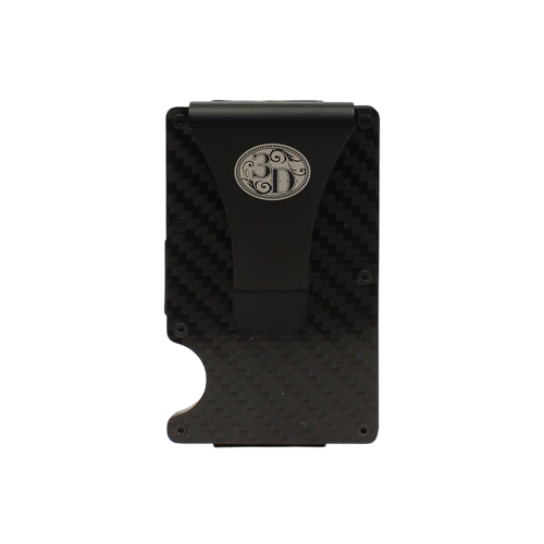 3-D Belt Gun Metal Black Smart Wallet by Ariat