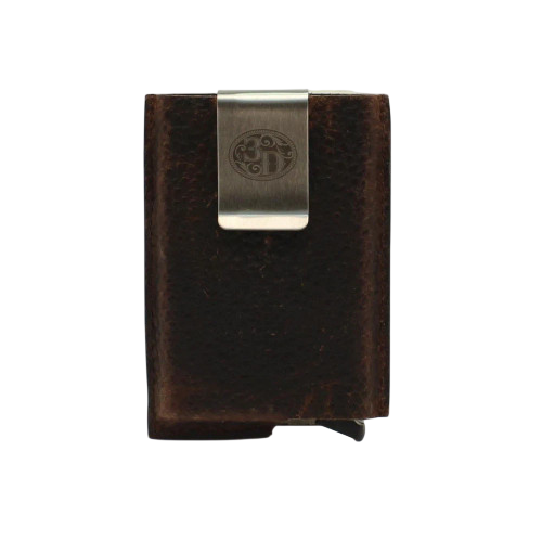 Dark Brown Leather 3D Smart Wallet by Ariat