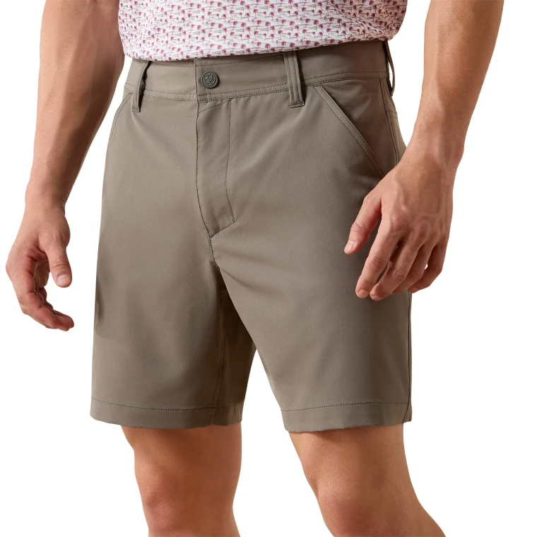 Men's Tek 7" Charcoal Grey Shorts by Ariat