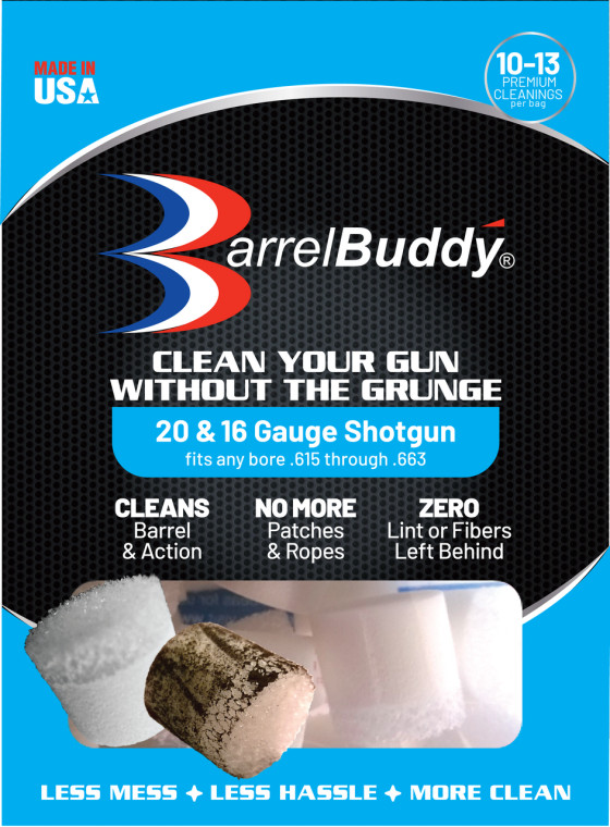 35 Pack Blue 20 & 16 Gauge Shotgun Cleaning Barrel Buddy's by Barrel Buddy
