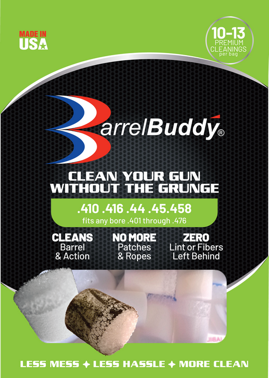 35 Pack Green Barrel Cleaning Barrel Buddy's by Barrel Buddy