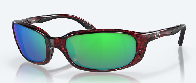 Brine Sunglasses with Tortoise Frames and 580P Green Lenses by Costa Del Mar