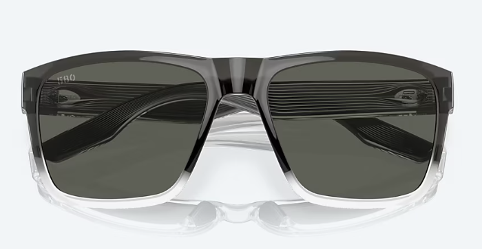 Paunch XL Sunglasses with Fog Gray Frames and 580G Gray Lenses by Costa Del Mar