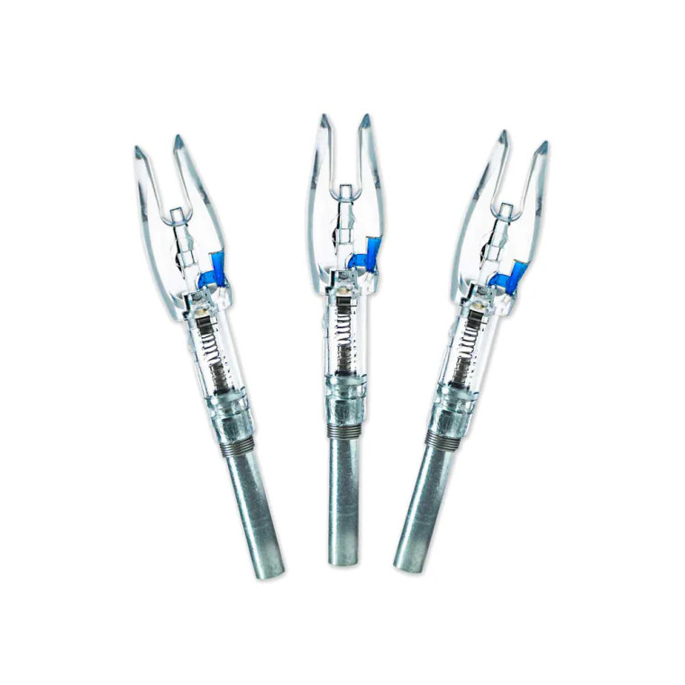 Halo Micro Lighted Nocks in Blue by Lancaster Archery