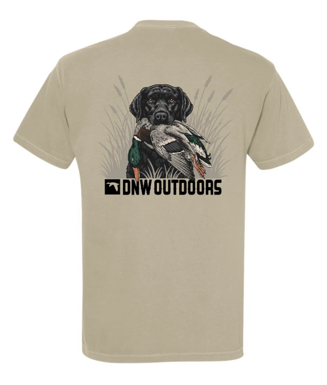 Labrador retriever mallard hunting shirt by dnw outdoors, jonesboro AR