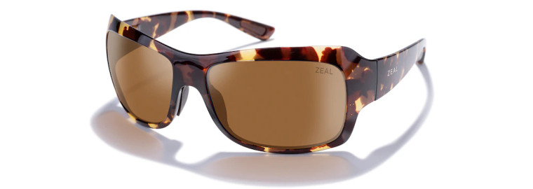 Nucla Sunglasses Gloss Tokyo Tortoise Frames with Copper by Zeal