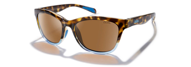 Duskwing Sunglasses with Tortoise Sky Frames and Copper Lenses by Zeal