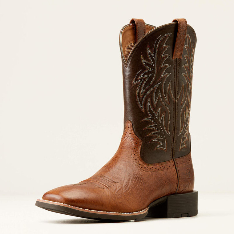 Sport Western Wide Square Toe Cowboy Boot by Ariat