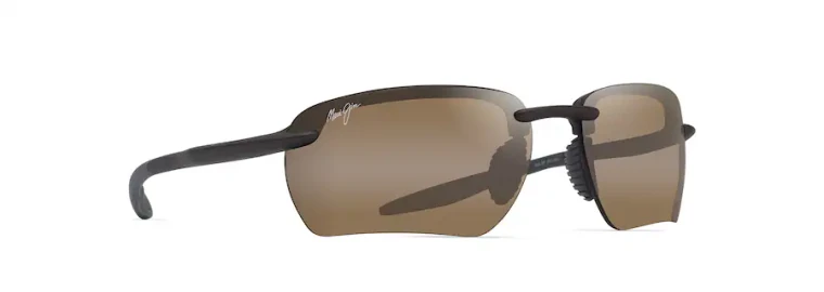 Ho'Okipa Ultra G Sunglasses with Metal Matte Brown and HCL Bronze Lens by Maui Jim