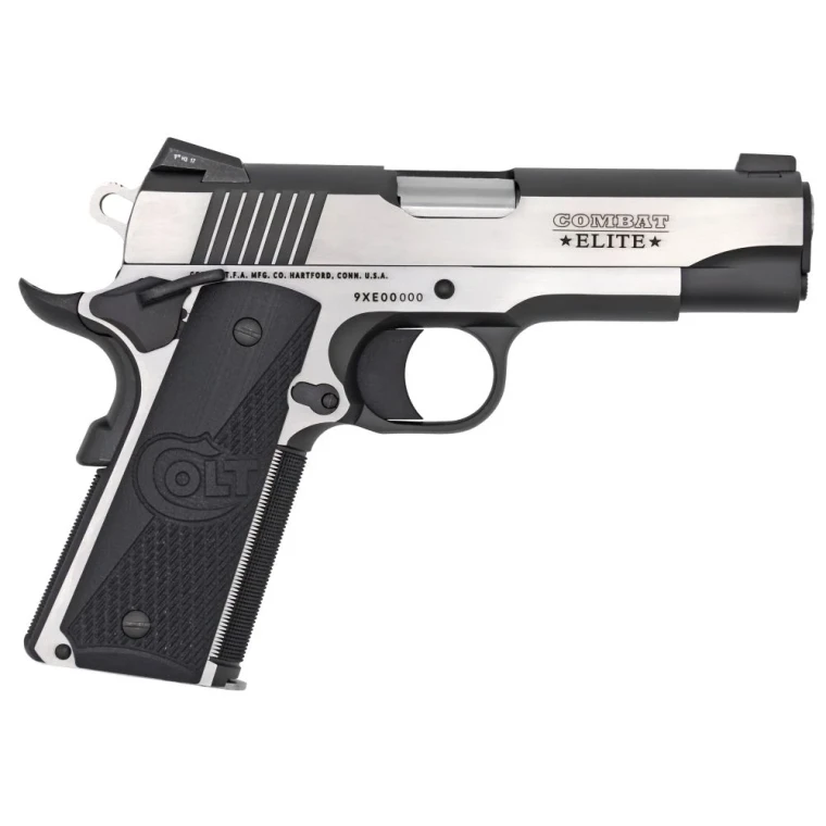 Colt Combat Elite Commander .45 ACP Caliber 4" Barrel Semi Auto Stainless/Silver Finish Handgun