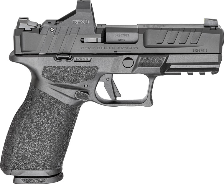 Springfield Armory Echelon 4.0C Gear Pac 9mm Caliber 4" Barrel Semi Auto Black Handgun with 4 Mags