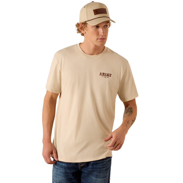 Men's Cowboy Up Short Sleeve Graphic Tee Shirt by Ariat