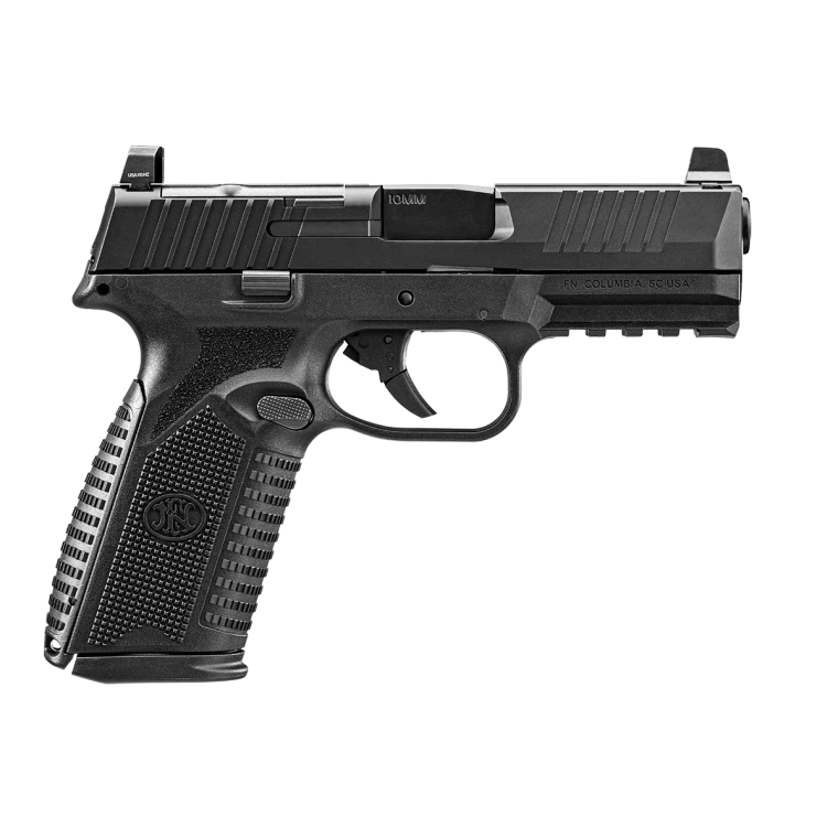 510 MRD 10mm NMS Pistol in Black with 2 15 Round Magazines by FN