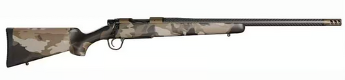 Ridgeline 22 Creedmoor Bolt Action Rifle with 22 Inch Barrel in FFT Burnt Bronze Cerakote Barren Dune Stock by Christensen Arms